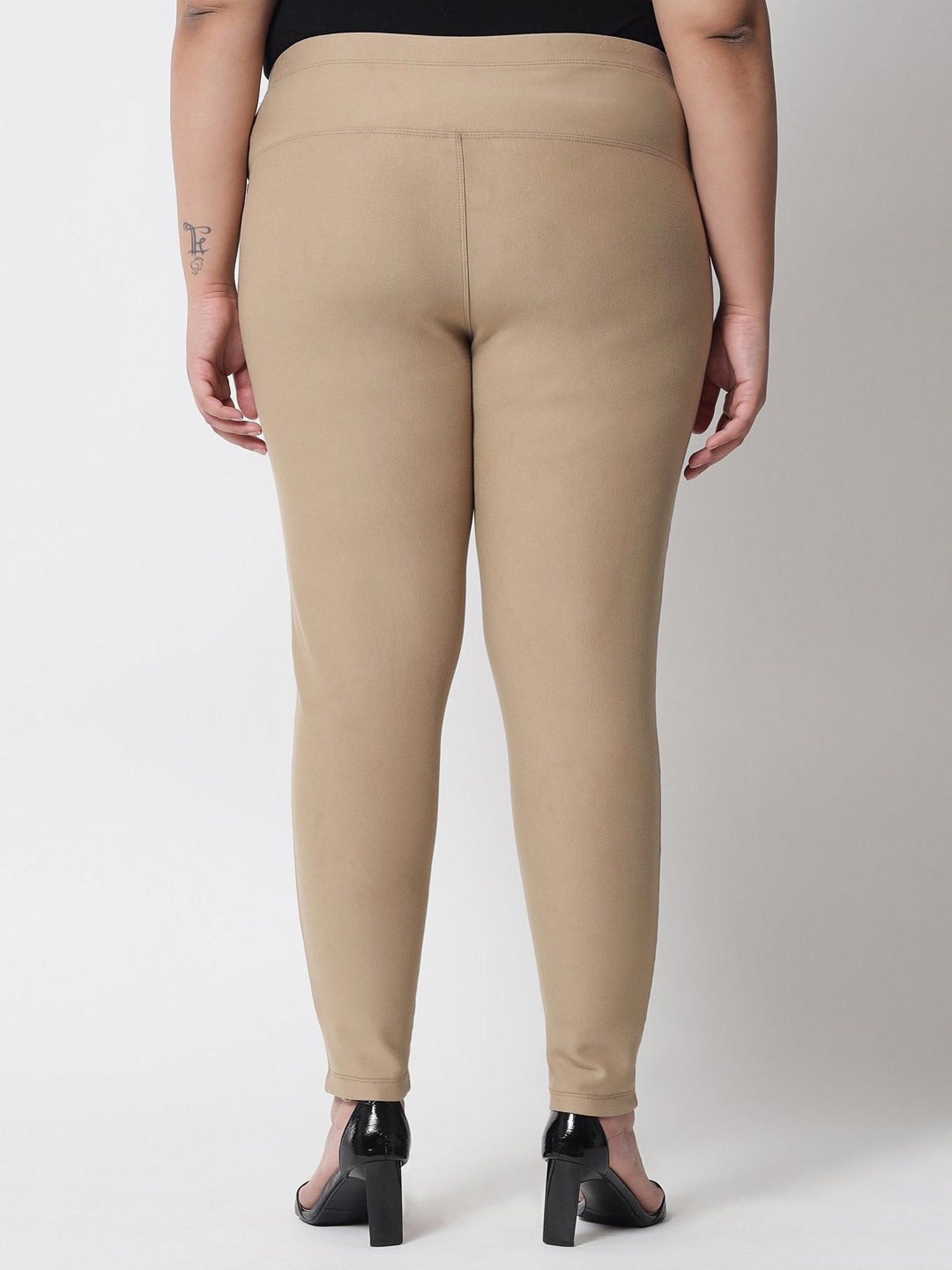 Amydus Beige Tummy Tucker Jeggings