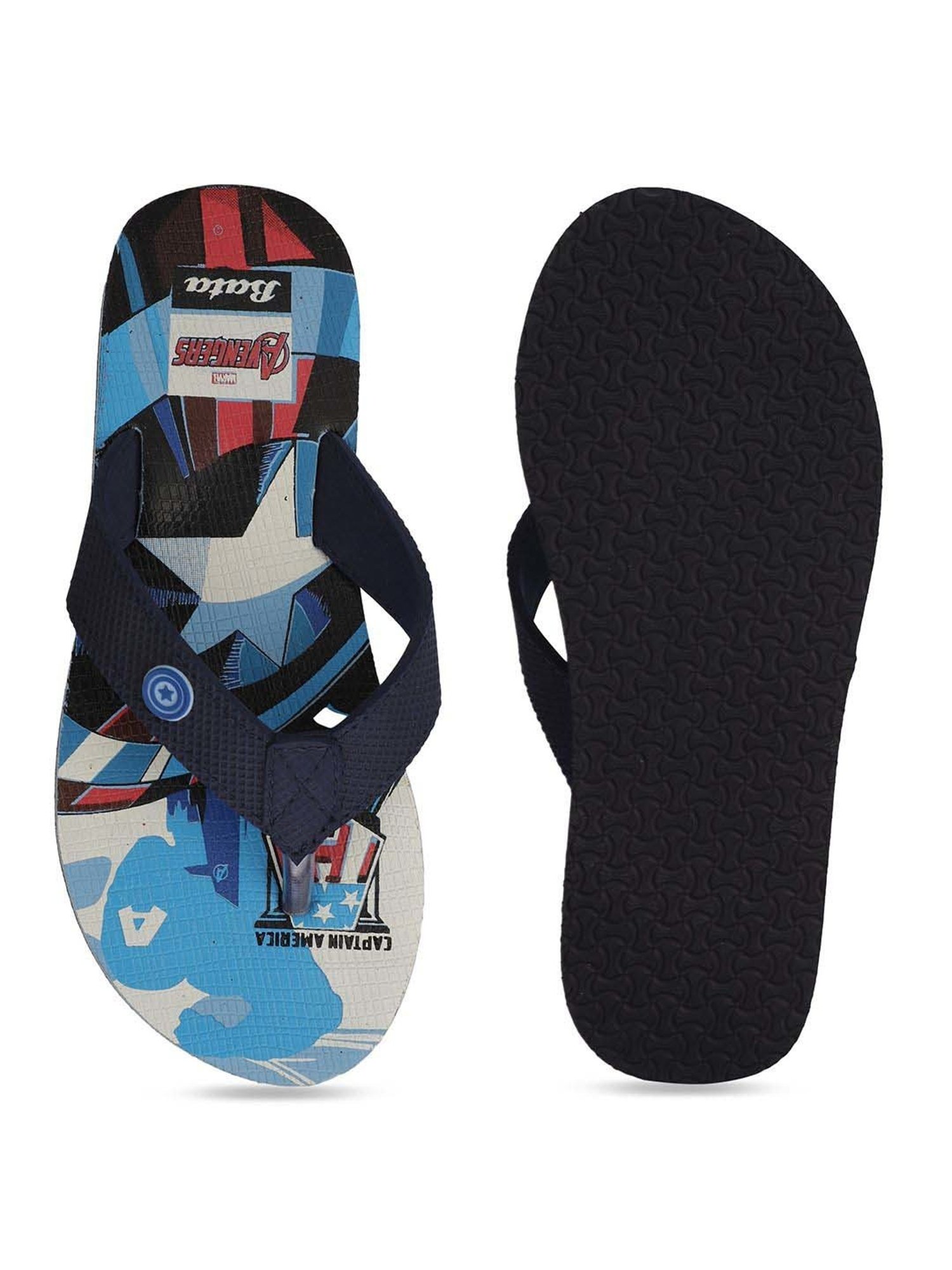 Disney by Bata Kids Multicolor Flip Flops