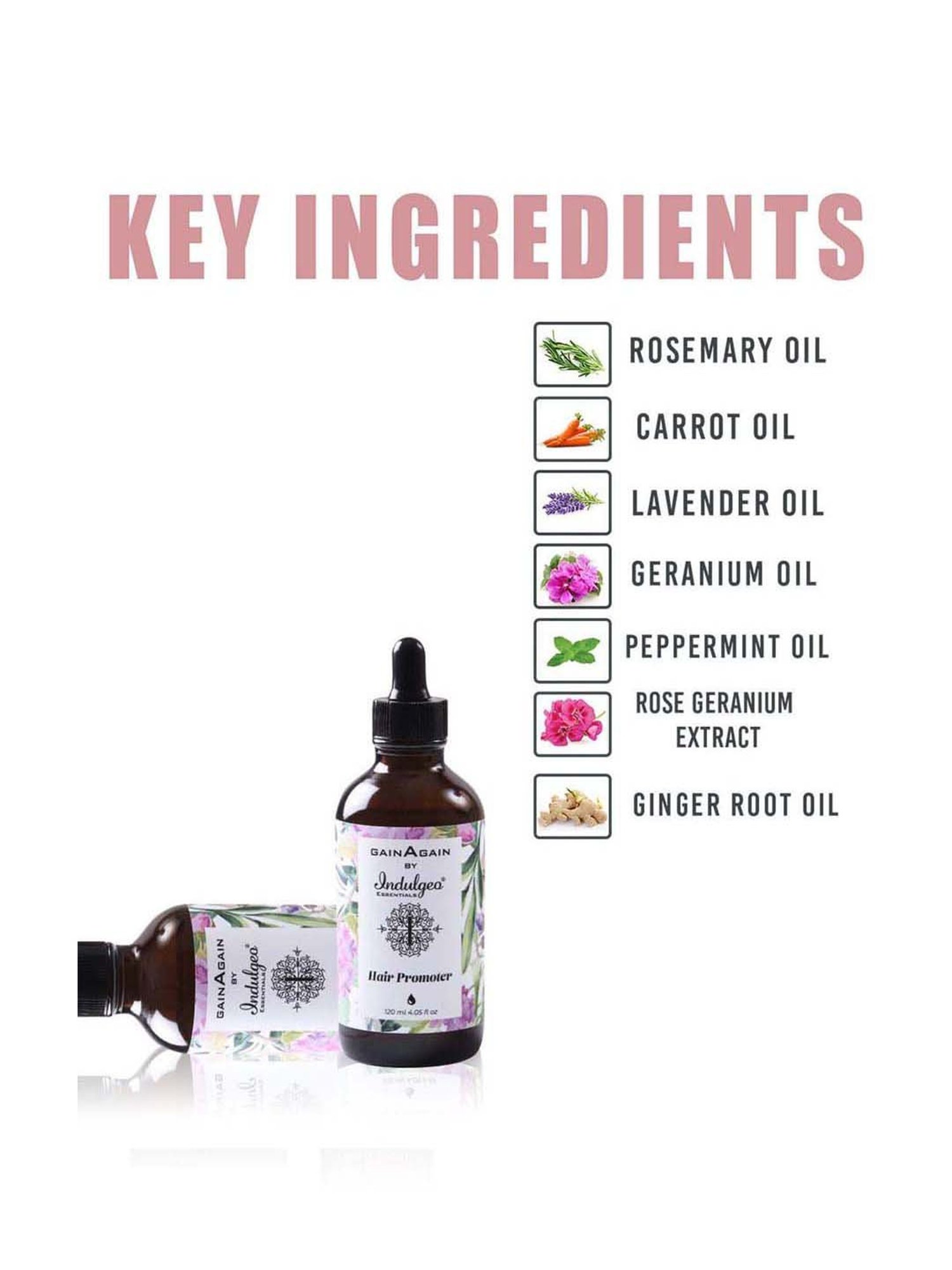 Indulgeo Essentials Gain Again Growth Promoter - 120 ml