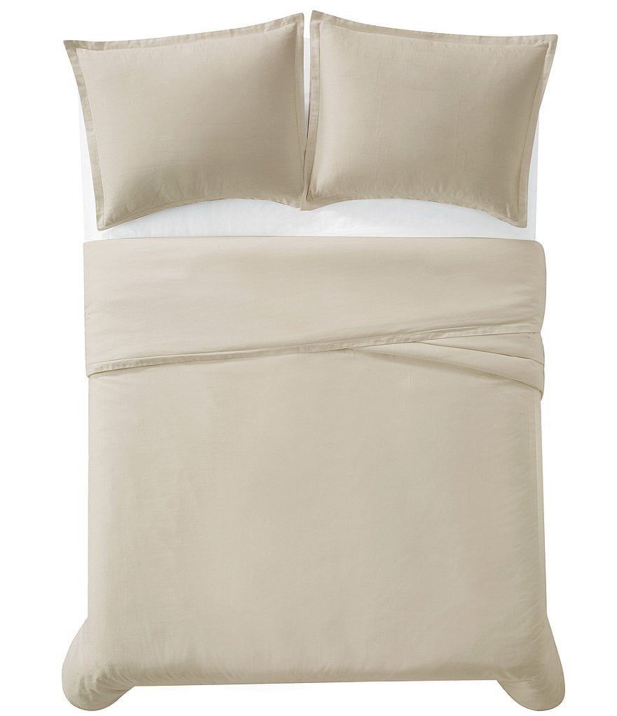 Charisma 310 Thread Count Cotton Classic Solid Duvet Cover Mini Set