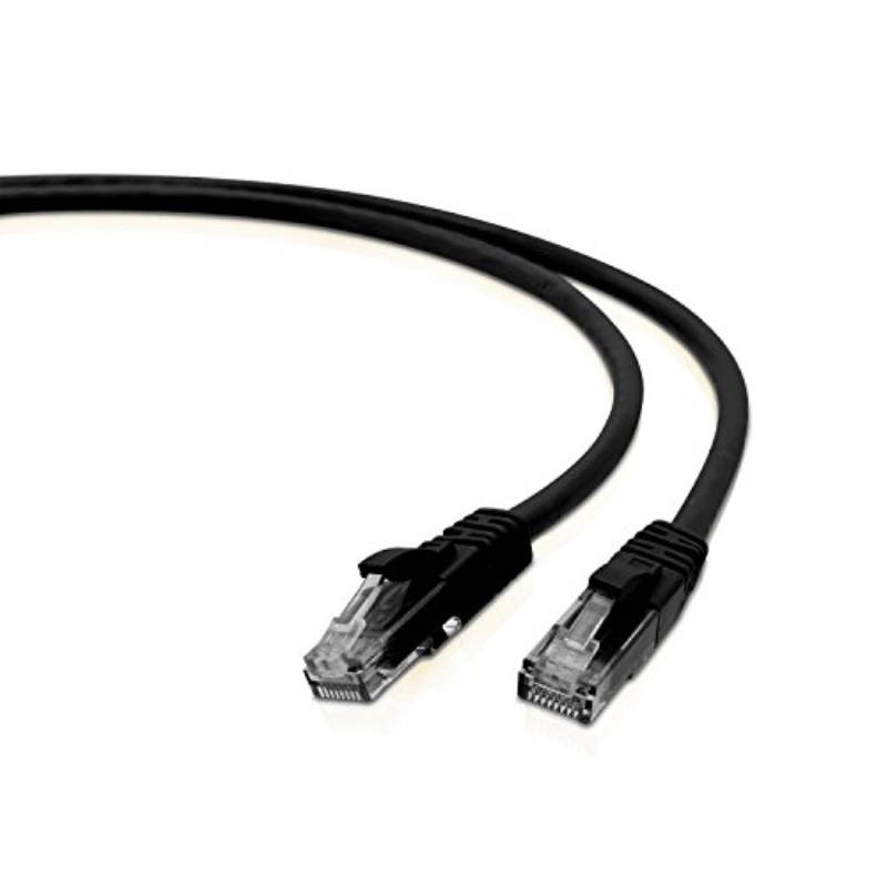 V7 3' Cat6 Snagless Molded Network Patch Cable RJ 45 M/M, Black (V7N2C6-03F-BLKS)