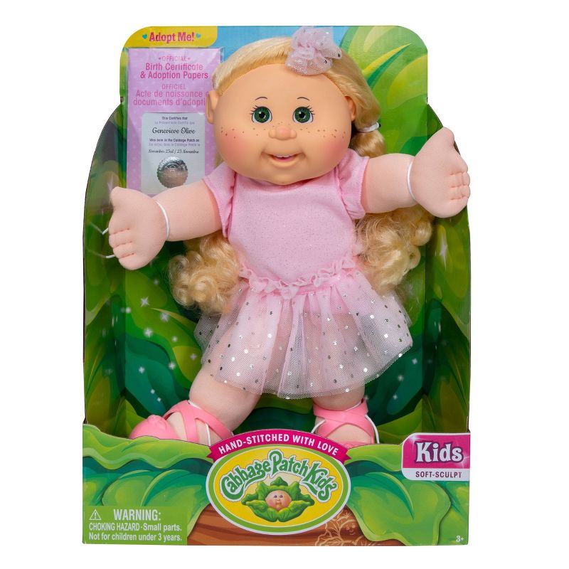 Cabbage Patch Kids 14" Blonde Hair Green Eyes Dancer Doll