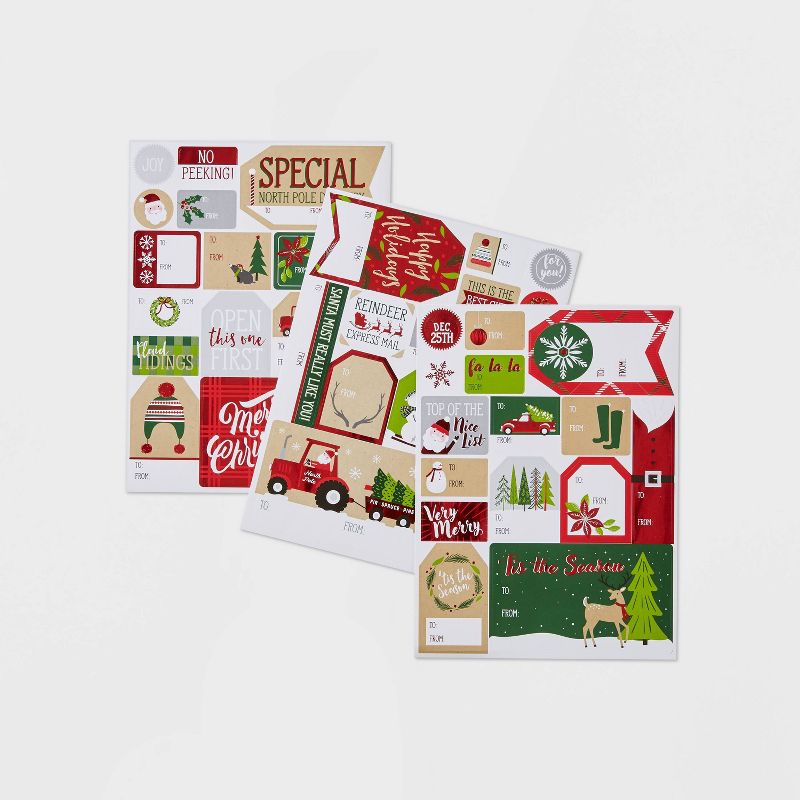 90ct Casual Traditional Gift Tags - Wondershop™