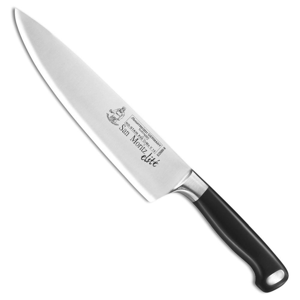 Messermeister San Moritz Elite Stealth Professional 8" German Chef Kitchen Knife