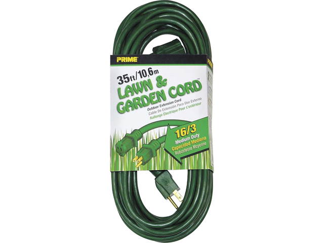 Prime Wire Model EC880627 35 ft. 16/3 SJTW Lawn and Garden Outdoor Extension Cord