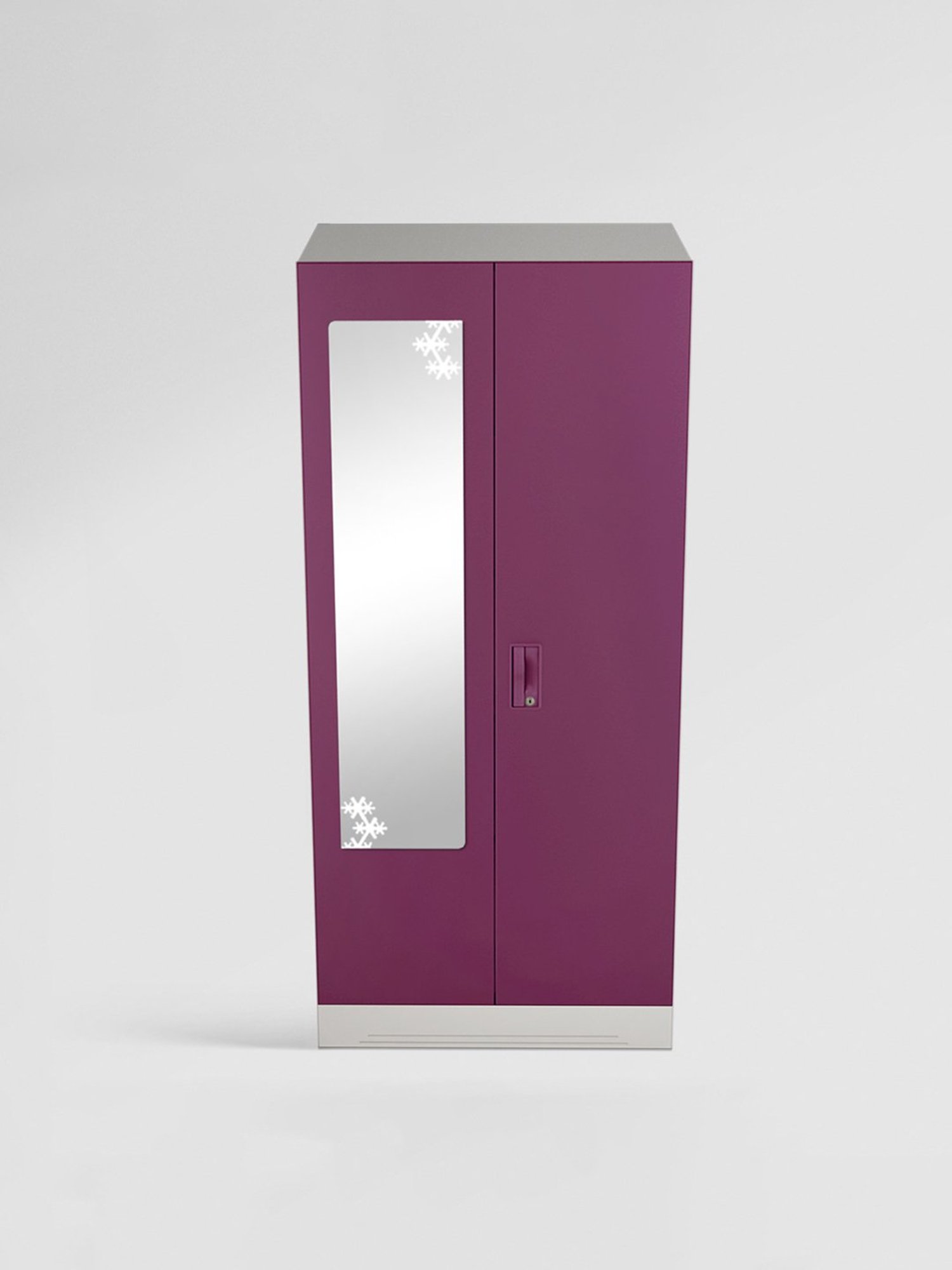 Godrej Interio Slimline 2-Door Steel Almirah, Purple (1-Year Warranty)