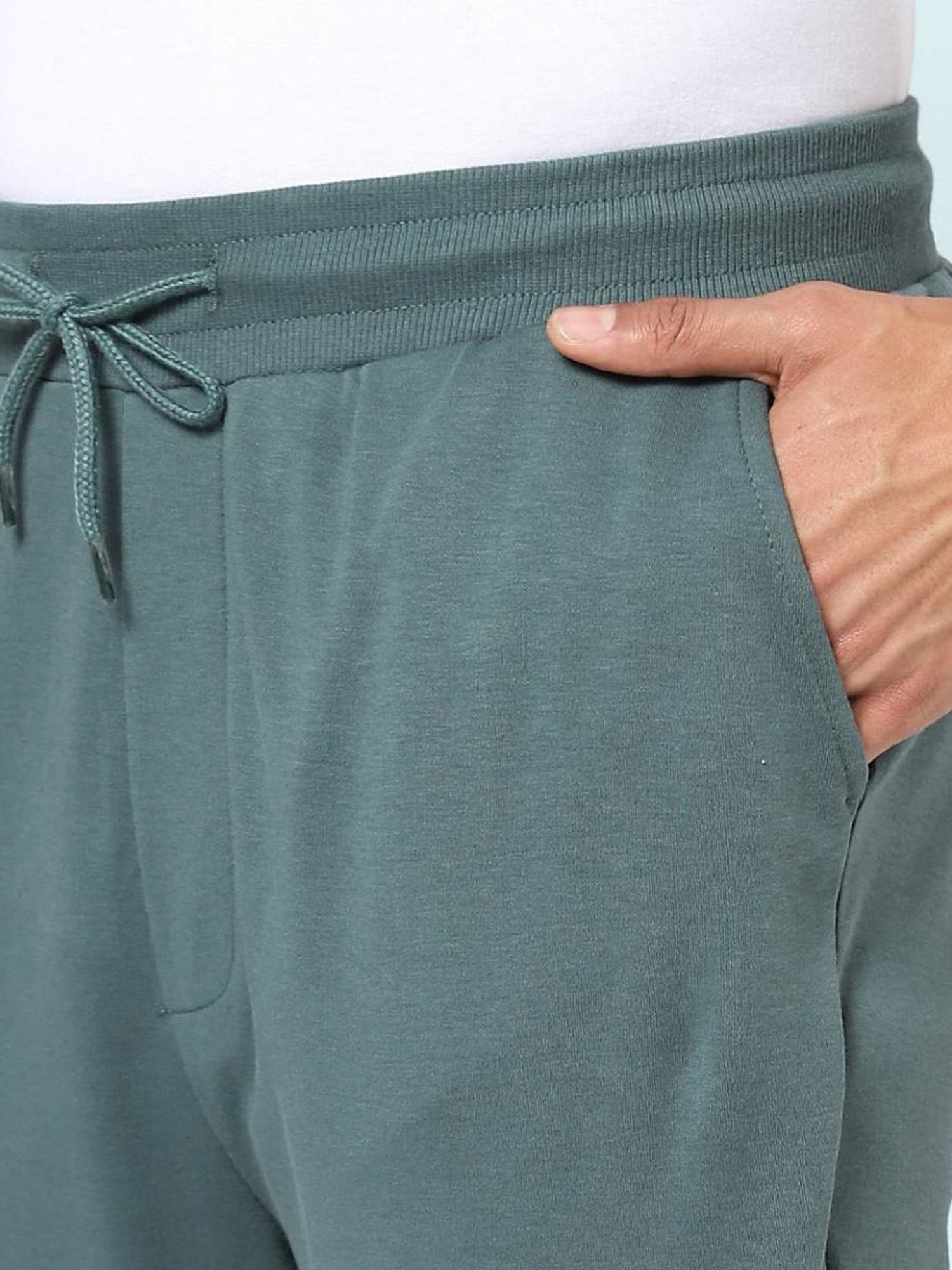 Ajile by Pantaloons Pine Cotton Slim Fit Nightwear Joggers