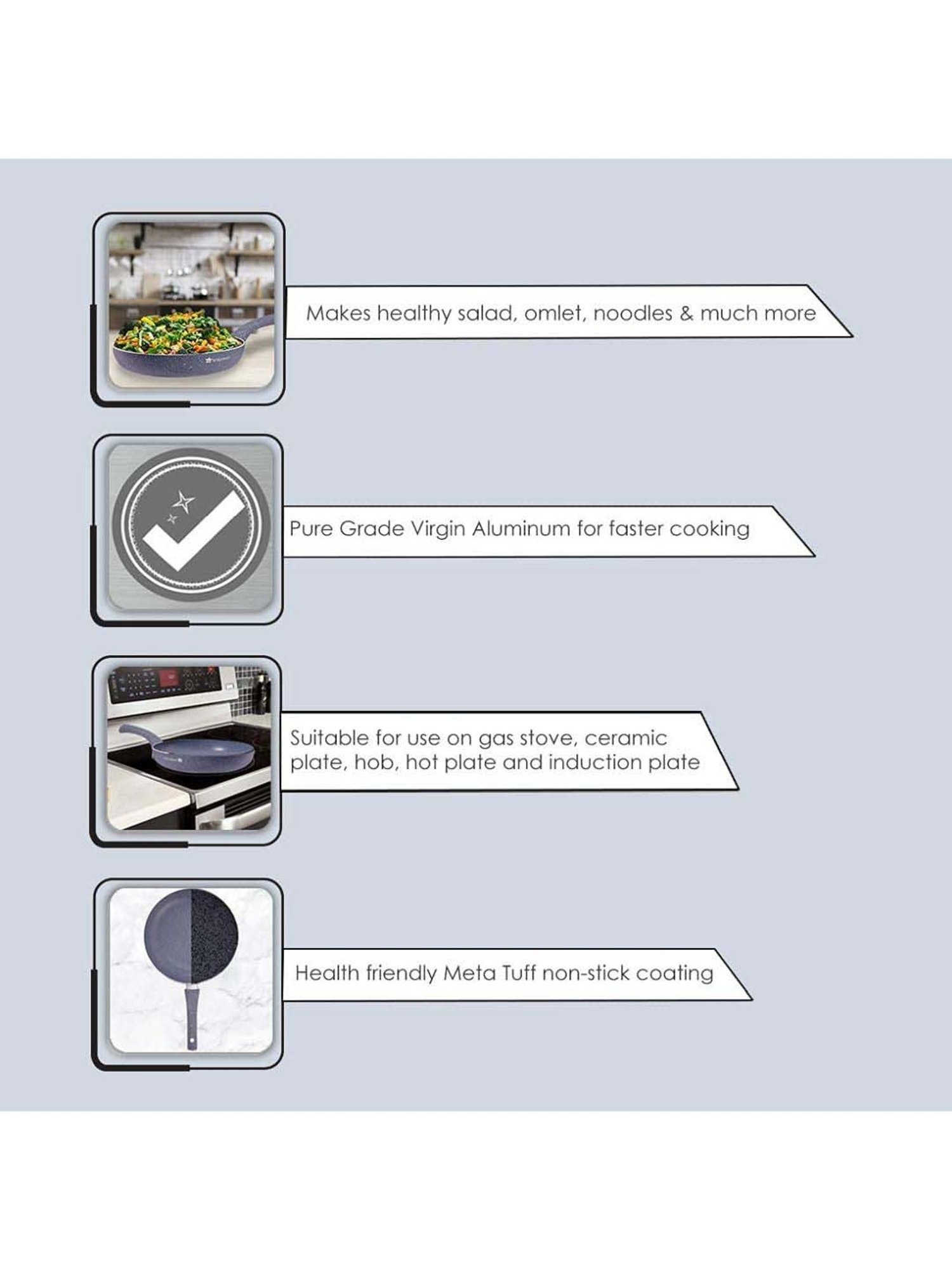 HAZEL Silver Induction Bottom Tope Stainless Steel Patila - 17.7 cm (2500 ml)