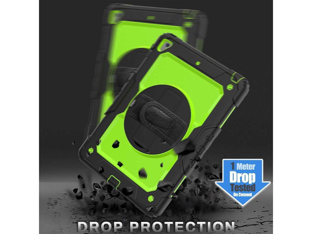 iPad 9.7 2018 2017 Case iPad Air 2 Case iPad Pro 9.7 Case Heavy Duty Rugged Shockproof Protective Hard Case Cover For for Apple iPad 6th / 5th Generation / iPad Air 2 / iPad Pro 9.7 inch