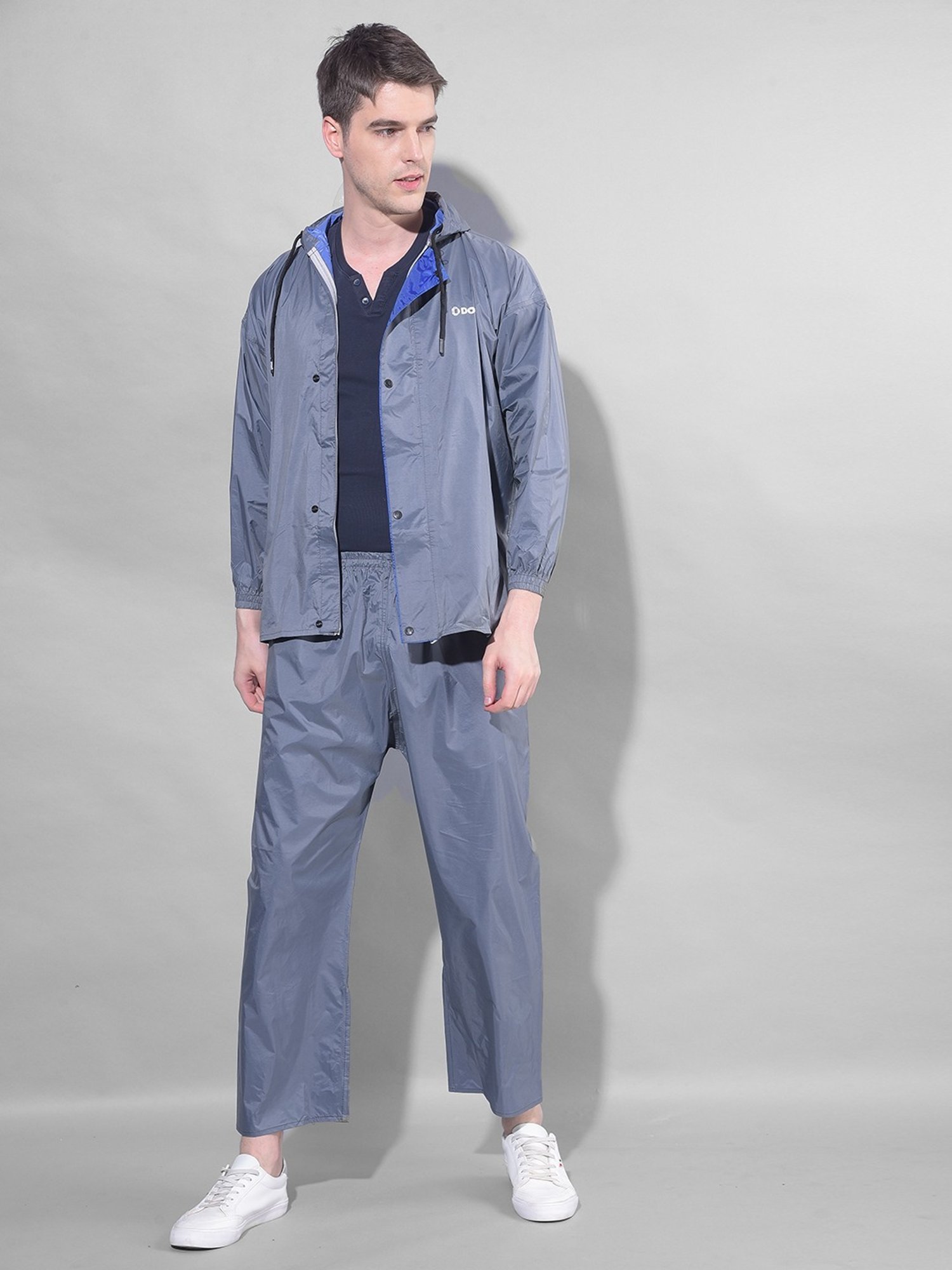 Dollar Grey Regular Fit Raincoat Set