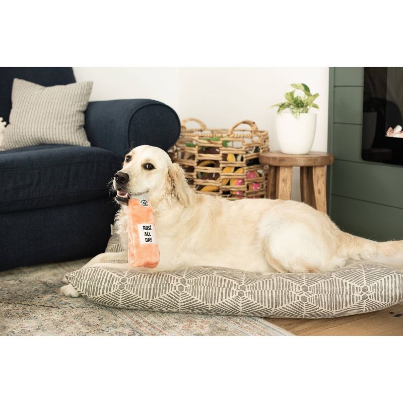 ZippyPaws Happy Hour Crusherz - Rose All Day Dog Toy