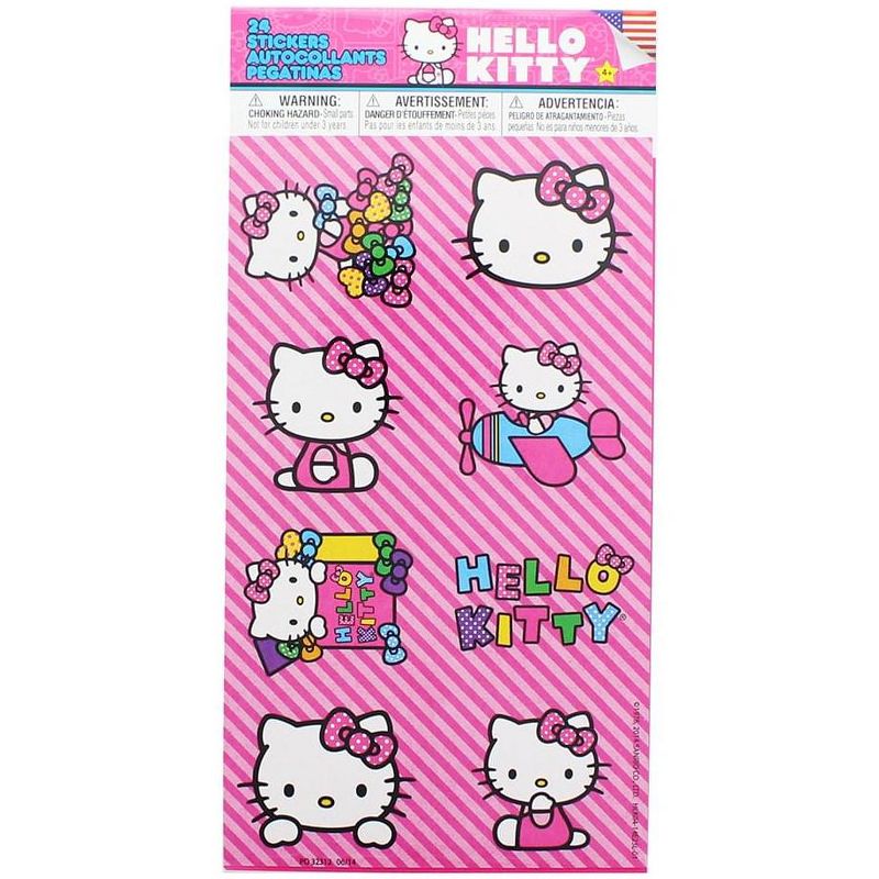 Savvi Hello Kitty Stickers, Pack of 24