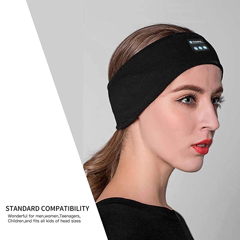 Sleep Headphones Bluetooth Sports Headband Wireless Sports Headband Headphones with UltraThin HD Stereo Speakers Perfect for WorkoutJoggingYogaInsomniaSide SleepersAir TravelMeditation