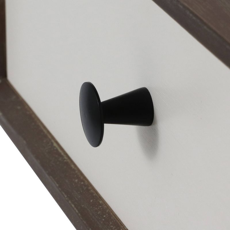 Melvin Mid Century Modern Storage Accent Table Driftwood - Décor Therapy