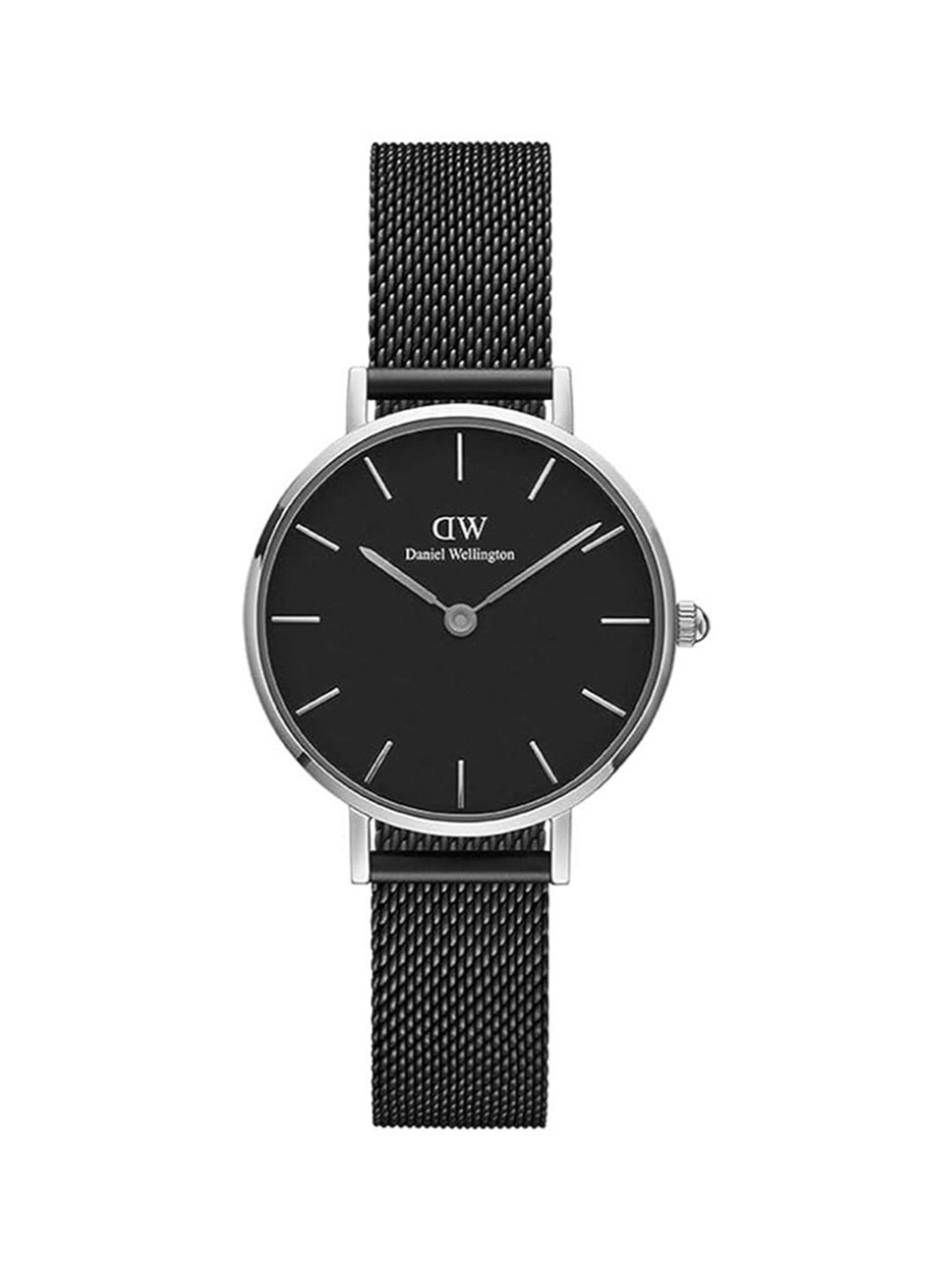 Daniel Wellington Petite Women Black Round Dial Analog Watch - DW00100246K