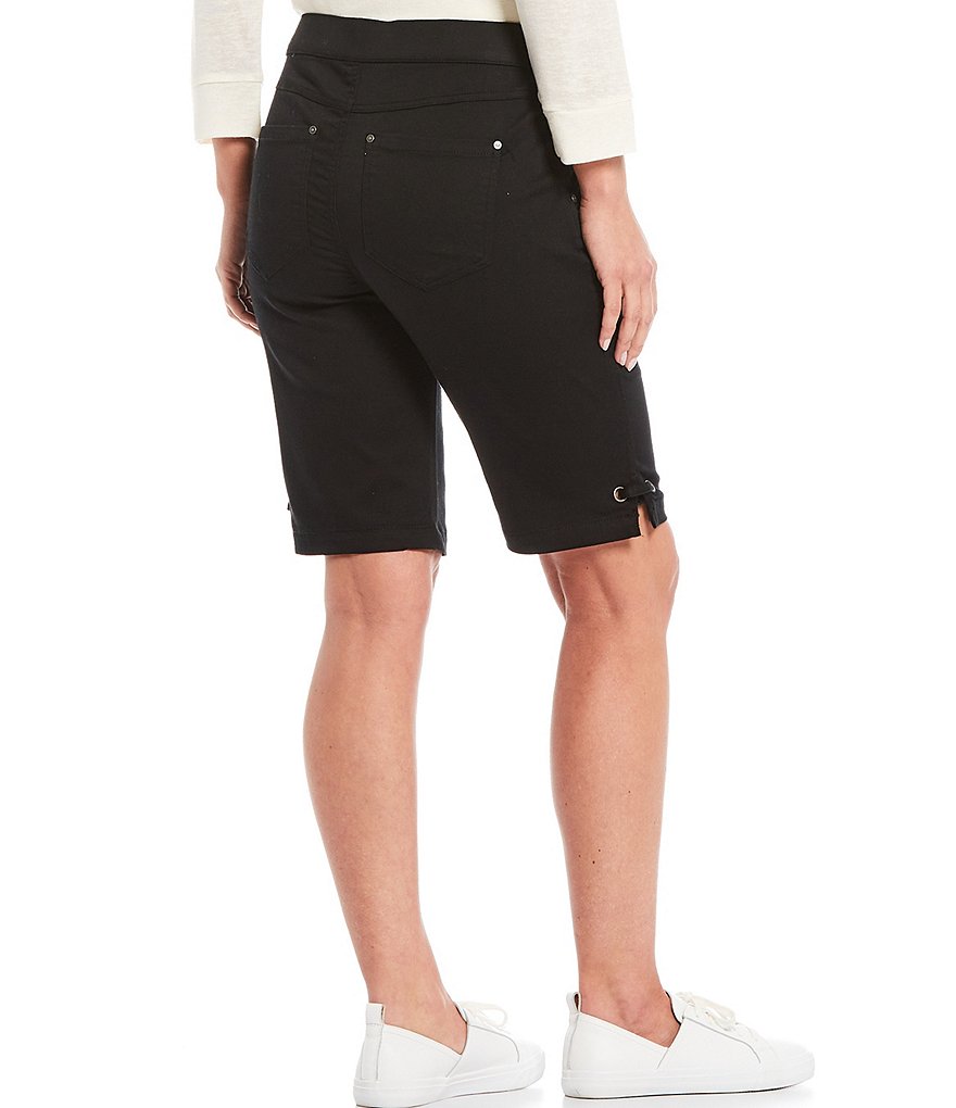 Westbound Petite Size the PARK AVE fit Indigo Skimmer Shorts