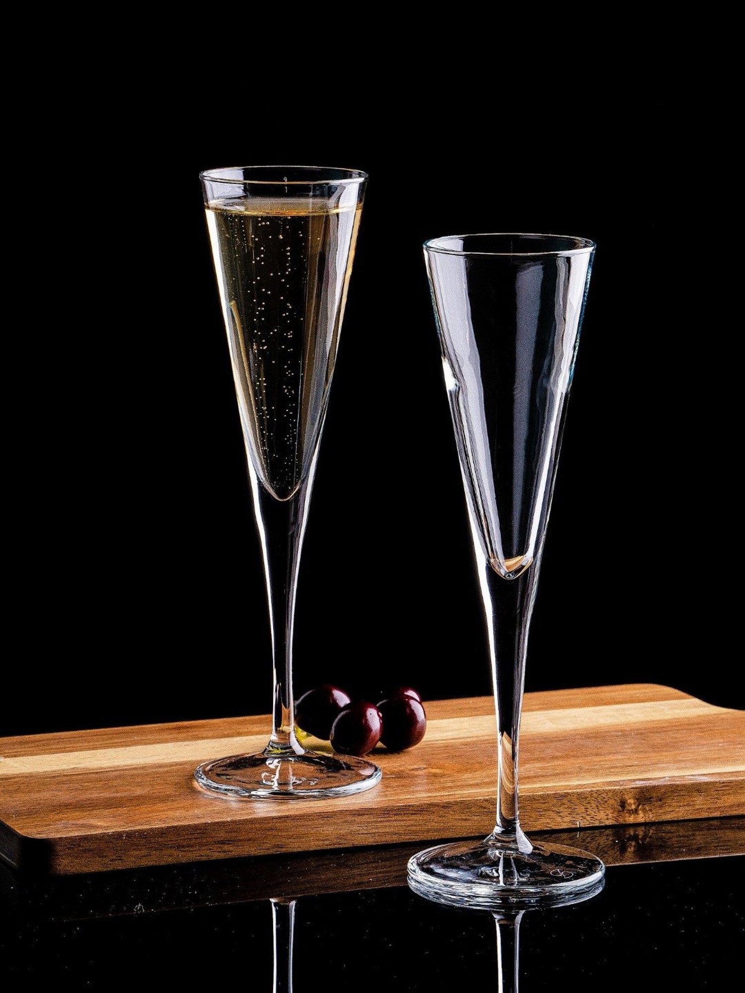 Pasabahce Transparent Glass Champagne Glass - Set of 6