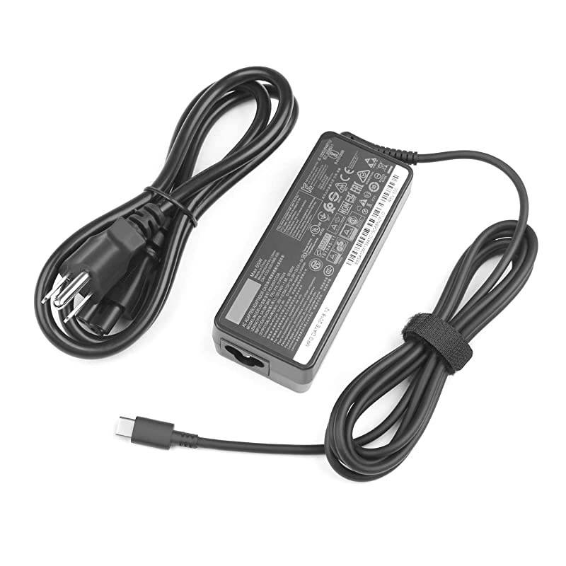 65W AC Adapter for T580 New S1 2018 New S2 2018 New S3 E480E485E580 E490 L380L480L580 L380 Yoga X1 Carbon 2018 X1 Yoga 2018 Laptop Power Supply