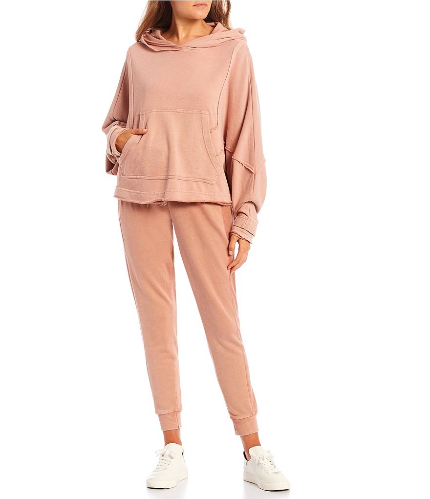 C&V Chelsea & Violet Coordinating Oversized Puff Sleeve Hoodie
