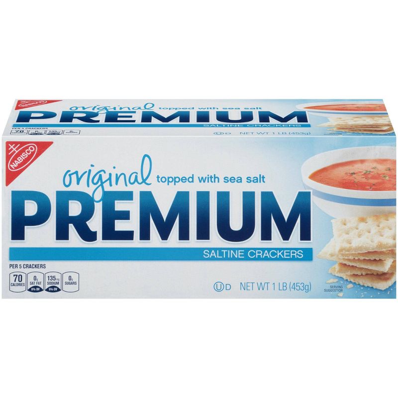 Premium Saltine Crackers, Original - 16oz