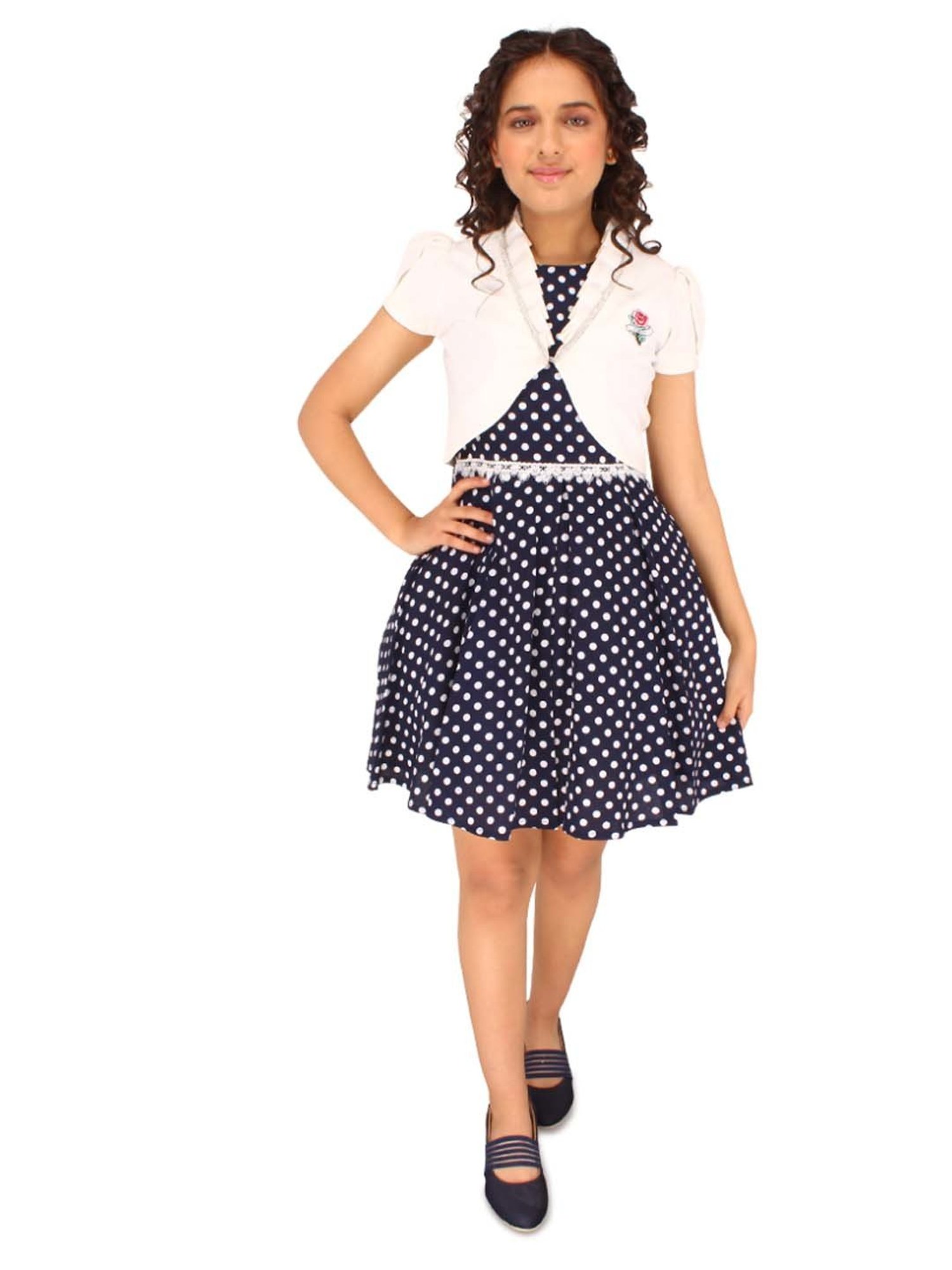 Mothercare Kids White & Yellow Cotton Printed Top Set