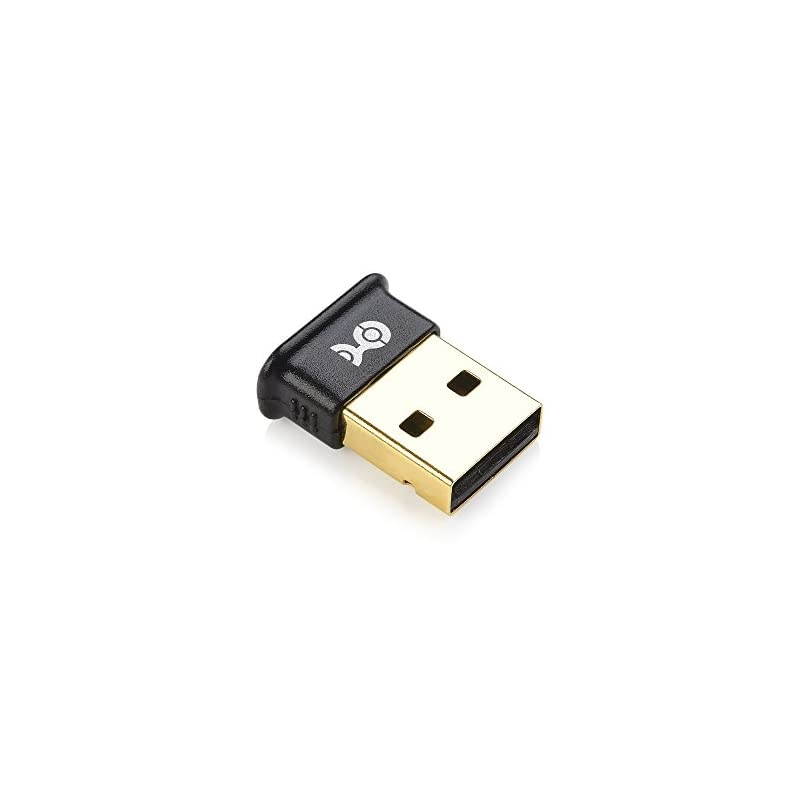 USB Bluetooth Adapter USB to Bluetooth 40 Adapter for Windows 10 81 8 7 Vista XP Raspberry Pi in Black