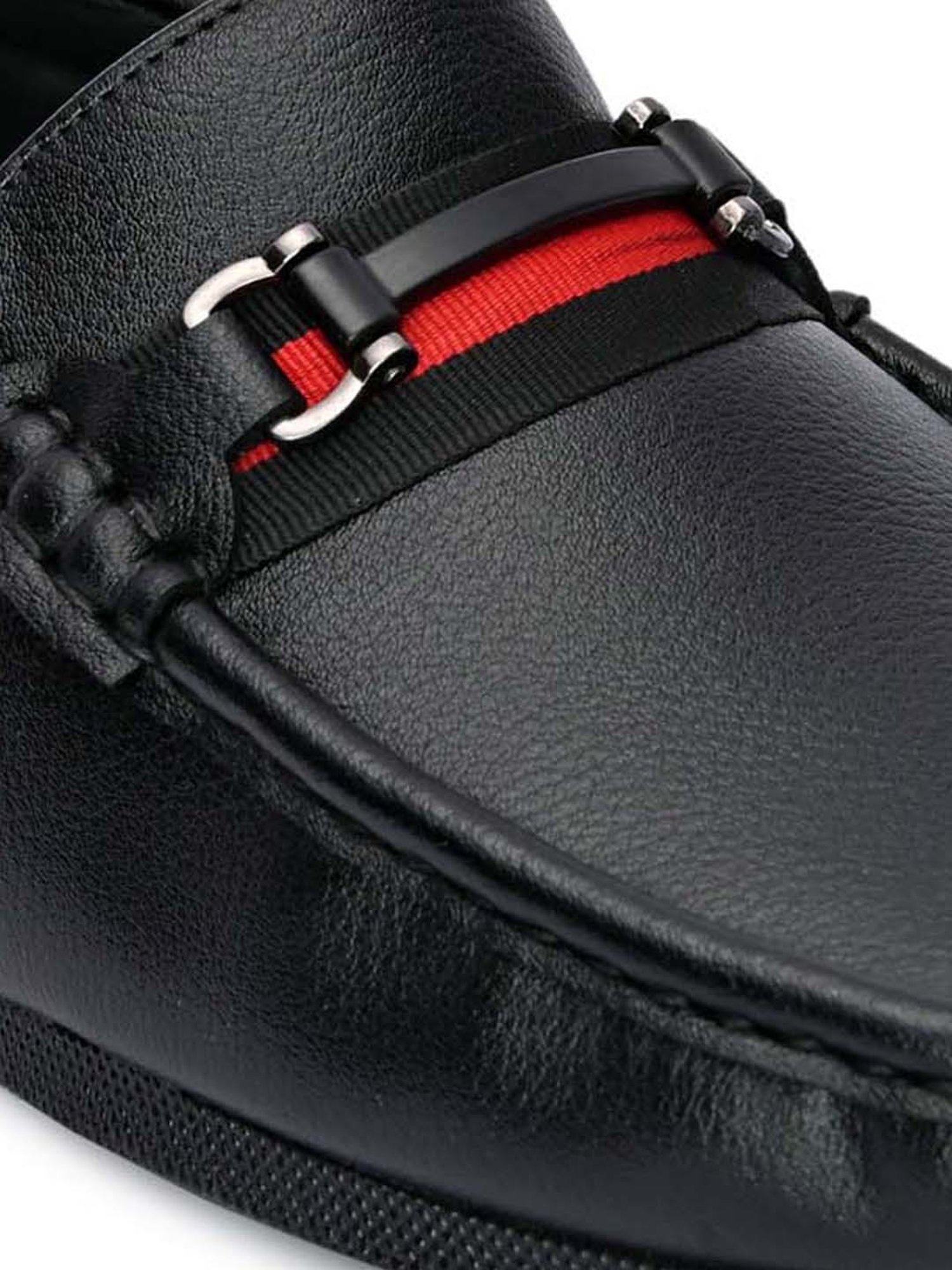 Hydes N Hues Men's Ink Black Casual Loafers