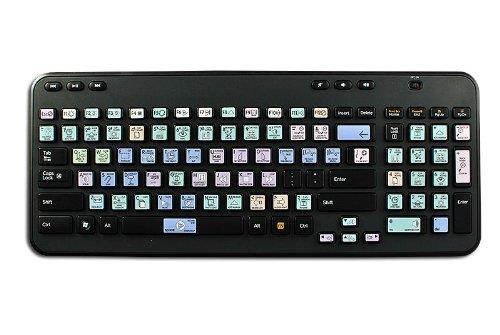 ADOBE AUDITION GALAXY SERIES NEW KEYBOARD LABELS SHORTCUTS 12x12 SIZE