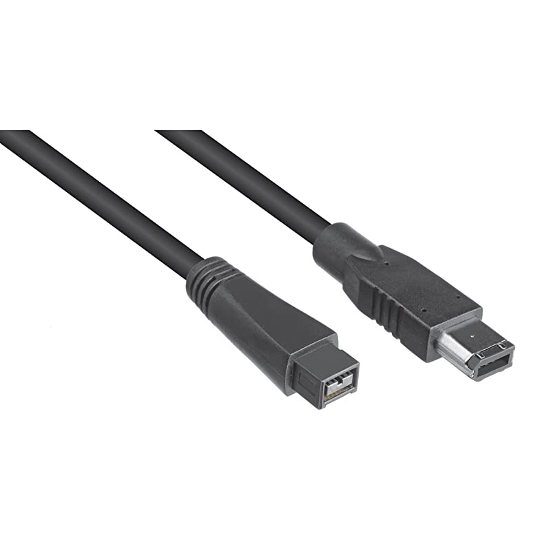 FireWire 800 IEEE 1394b Hispeed Cable 9pin6pin 10ftF017010 Black