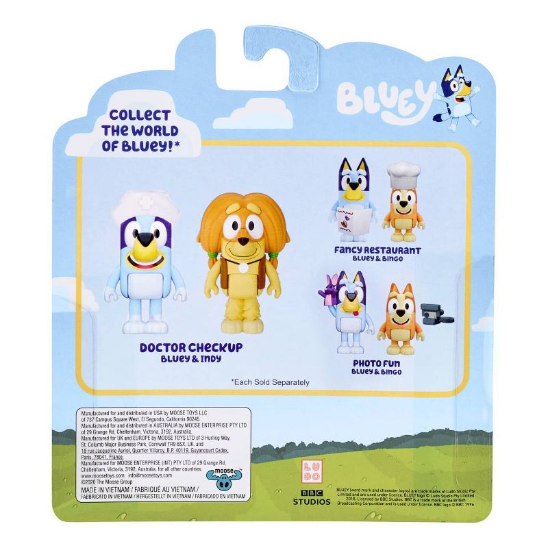 Bluey Doctor Figures - 2pk