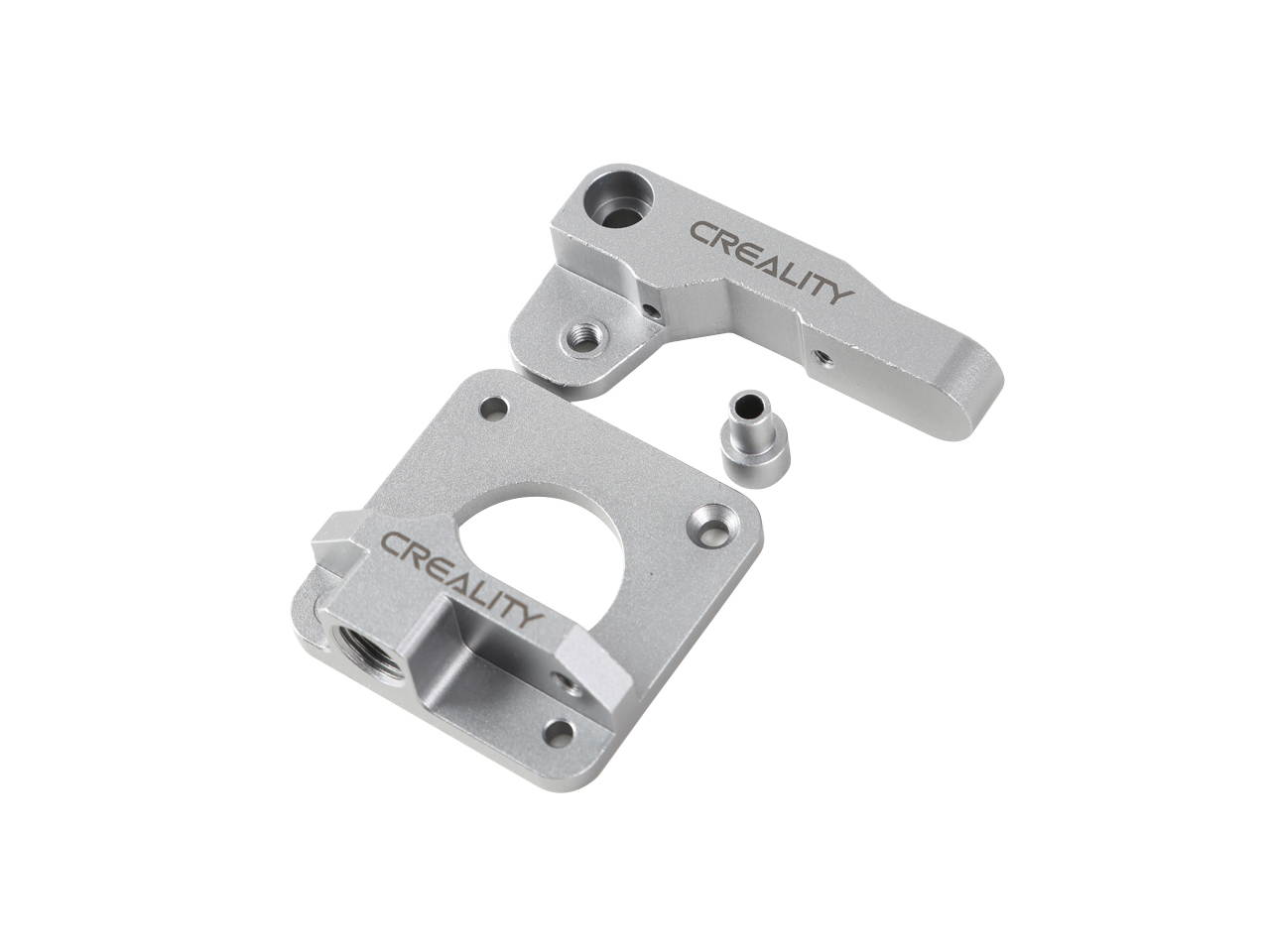 Creality Official Upgrade 3D Printer Parts MK8 Extruder for 1.75mm Filament for Ender 3 Series, CR-10 Series, Metal Grey, Aluminium Alloy