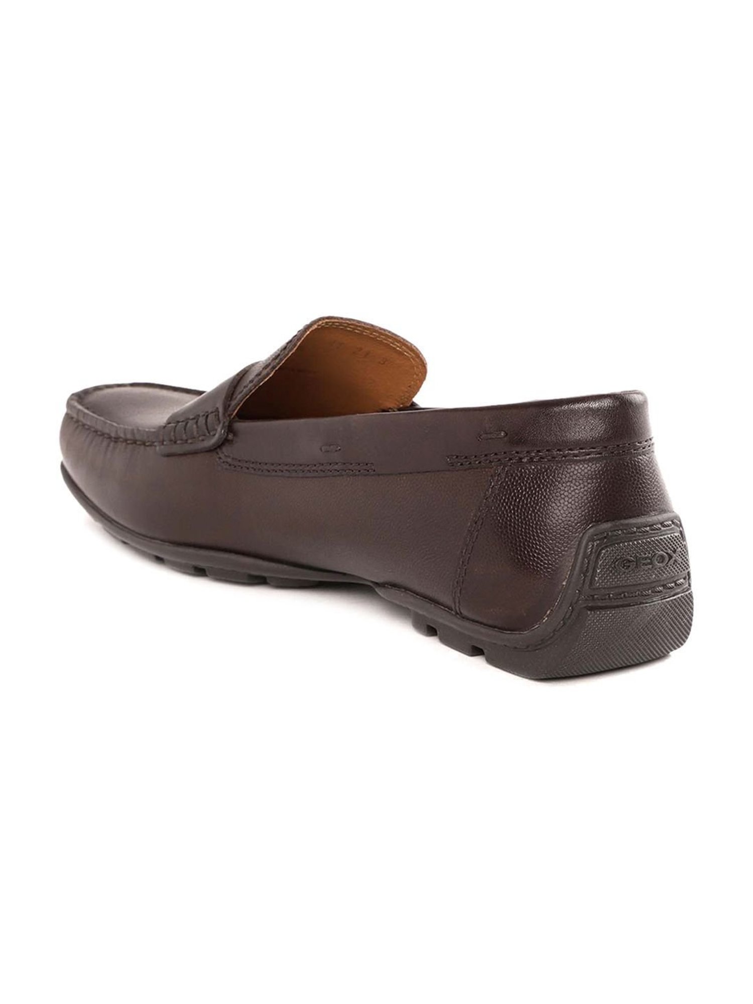 Geox Men's Chocolate Brown Formal Loafers