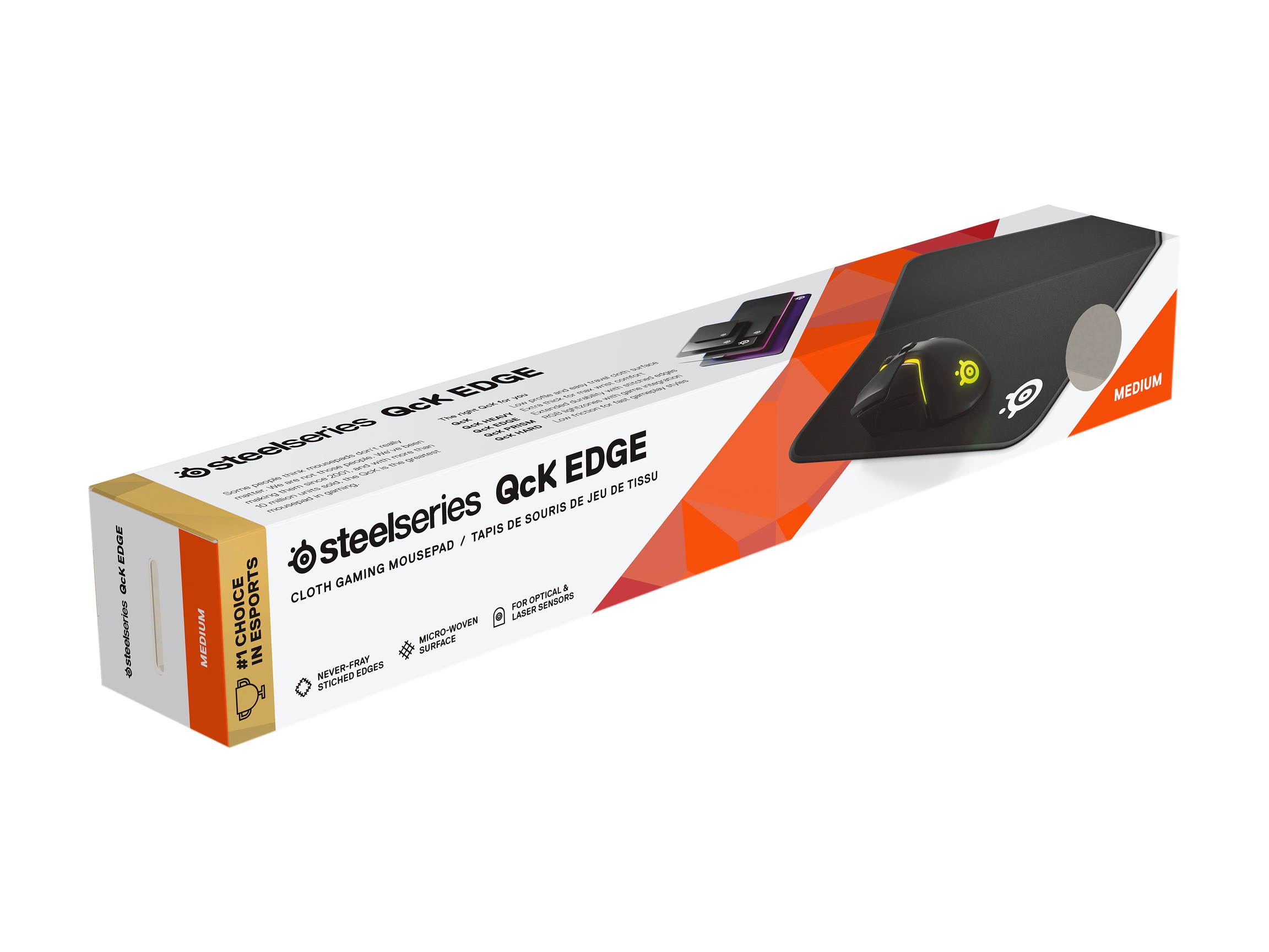 SteelSeries QCK EDGE Cloth Gaming Mouse Pad - Medium (63822)