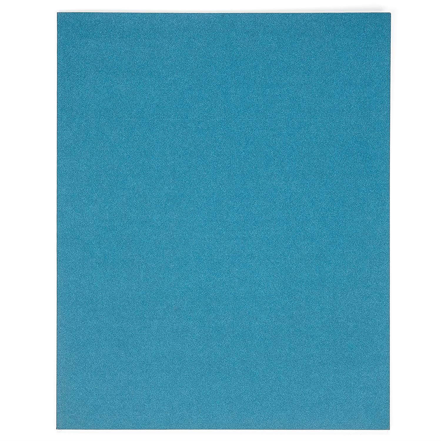 Blue Summit Supplies 25 Two Pocket Folders, Designed for Office and Classroom Use, Light Blue, 25 PACK Colored 2 Pocket Folders