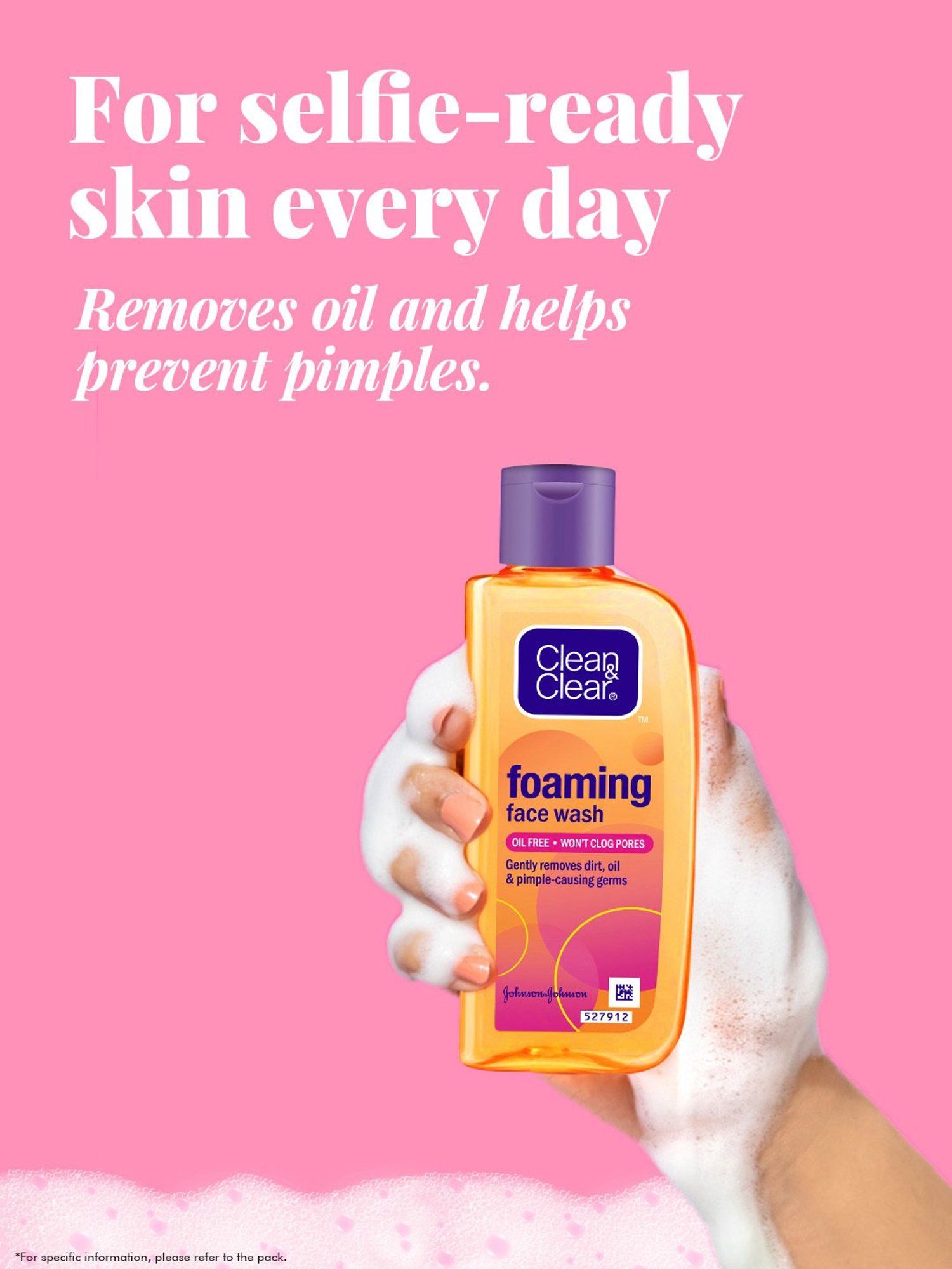 Clean & Clear Foaming Face Wash - 150 ml