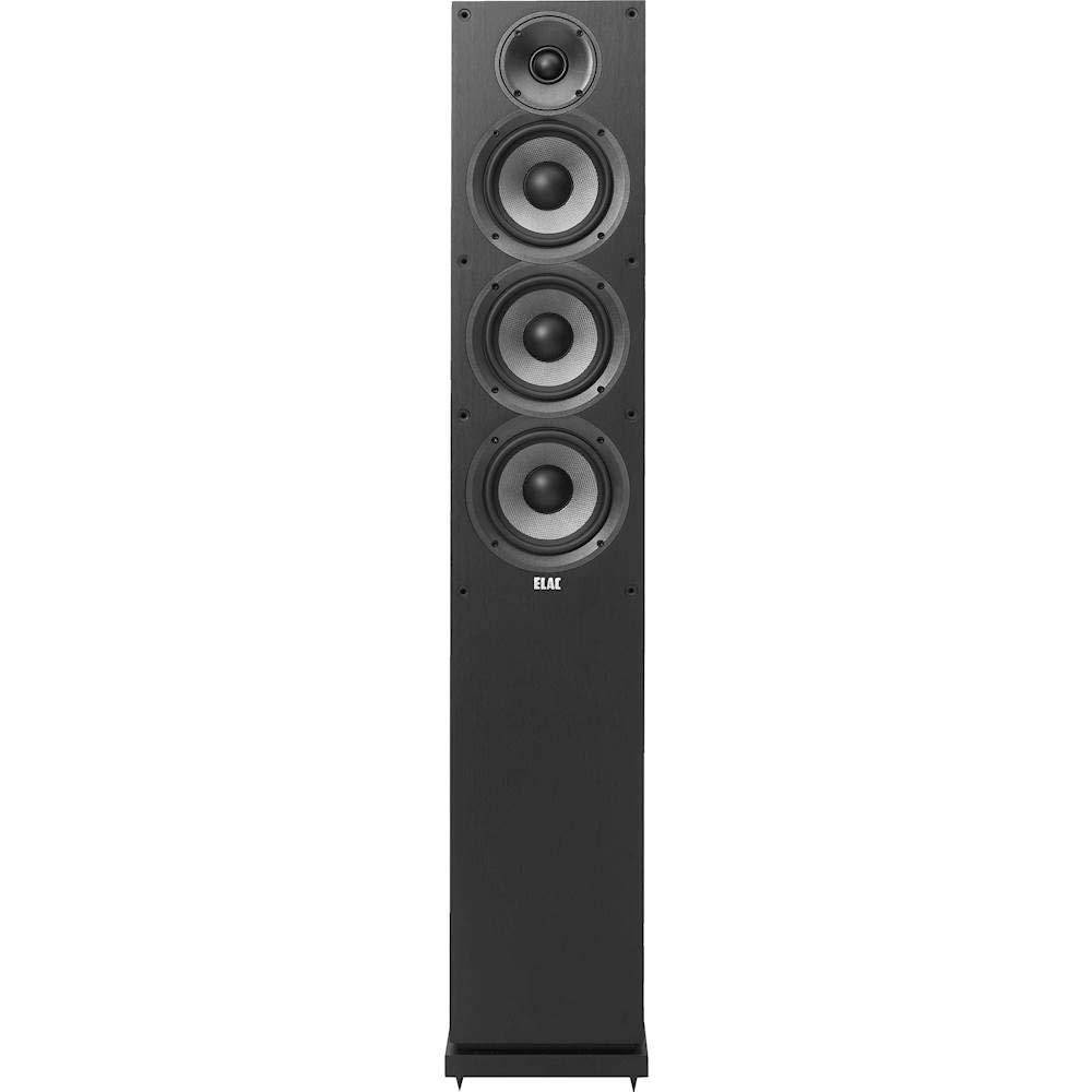 Elac Debut 2.0 F5.2 Aramid-Fiber Floorstanding Speaker - Each (Black Ash Vinyl)