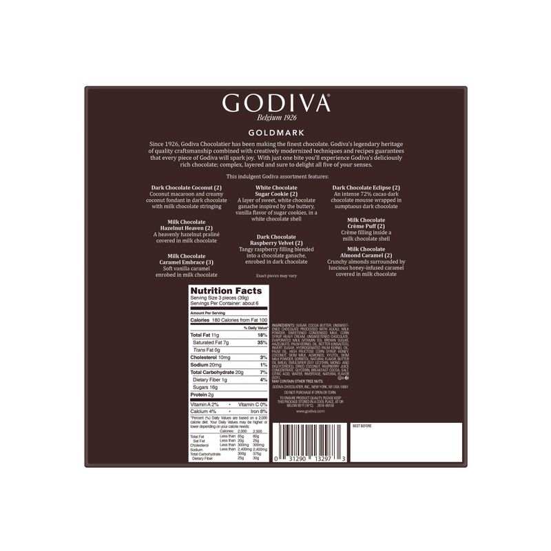 Godiva Assorted Goldmark Chocolate Giftbox - 17pc