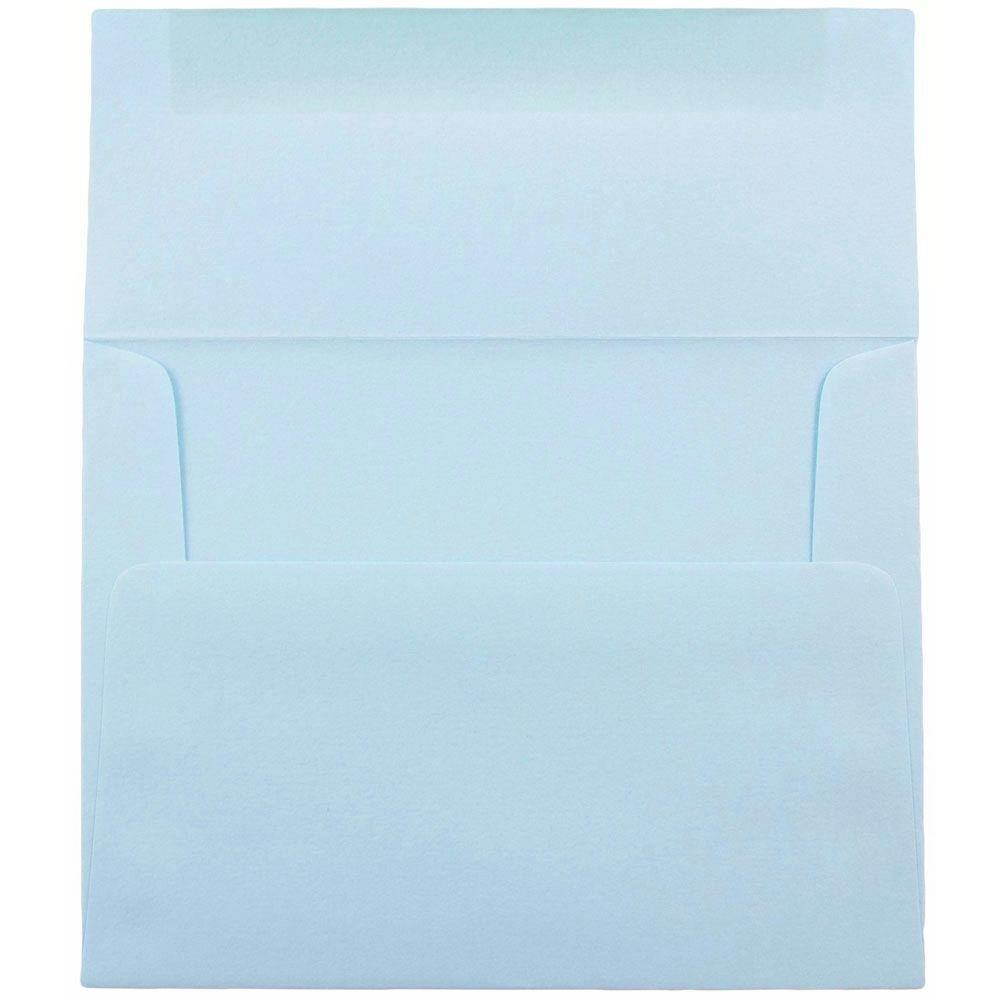 JAM PAPER A7 Premium Invitation Envelopes - 5 1/4 x 7 1/4 - Baby Blue - 25/Pack