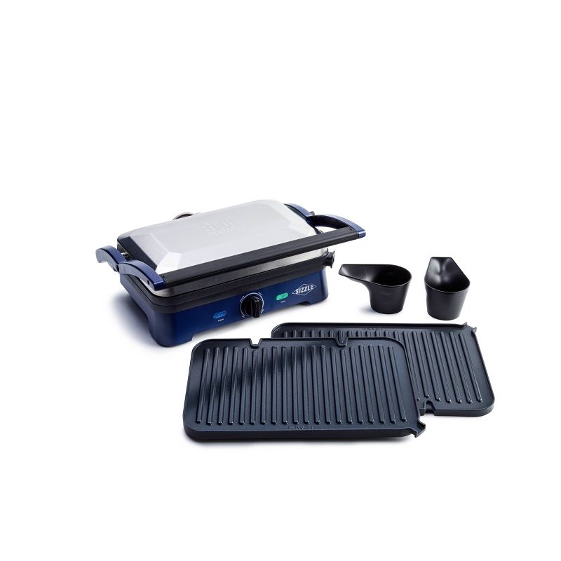 Blue Diamond Sizzle Griddle with Grill Plates