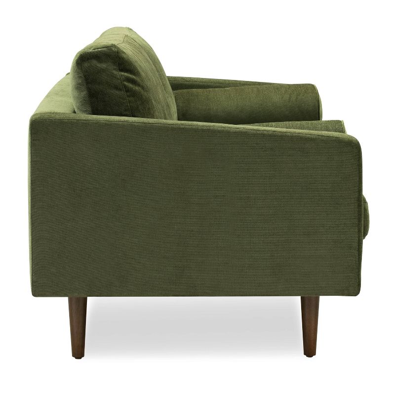 Byron Faux Leather 2 Seater Reclining Loveseat Dark Brown - Baxton Studio