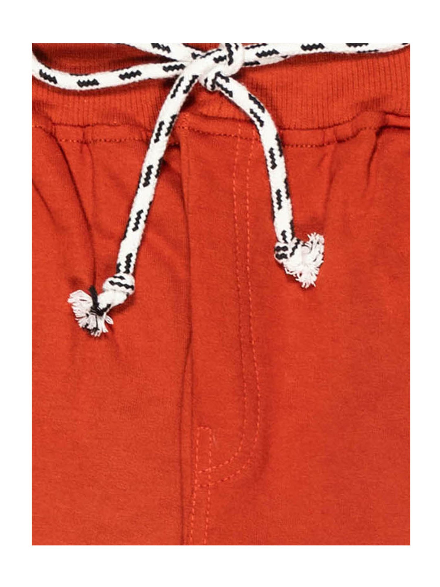 Todd N Teen Kids Rust & Black Graphic Print Joggers (Pack Of 2)