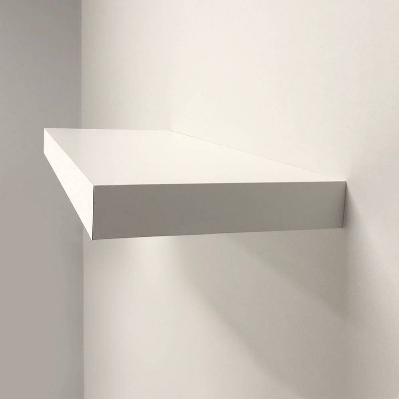 Decorative Wall Shelf - Simple White