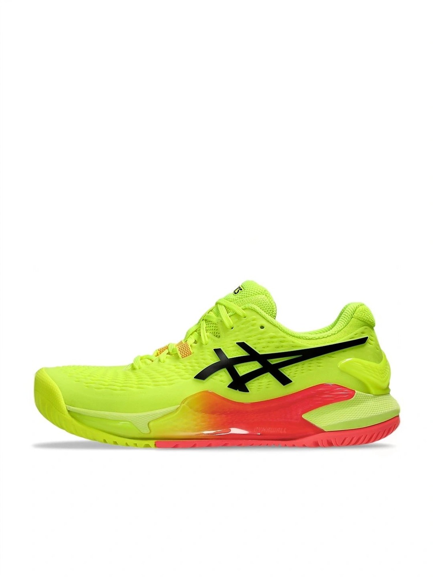 Asics Women's GEL-RESOLUTION 9 PARIS Lime Tennis Shoes