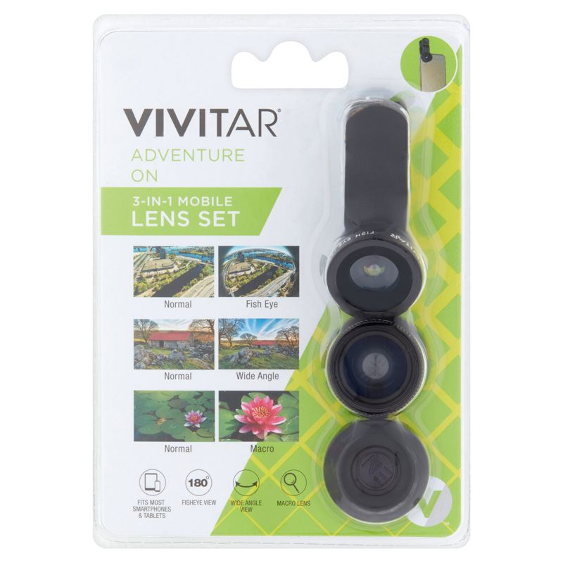 Vivitar Fisheye and Wide Angle Lens Kit for Smart Phones