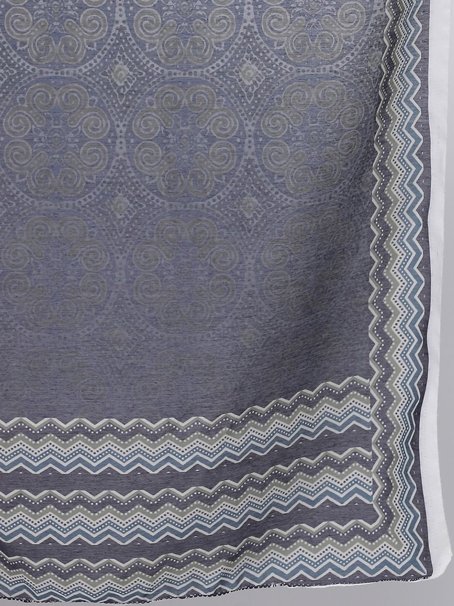 Hangup Blue Printed Dupatta