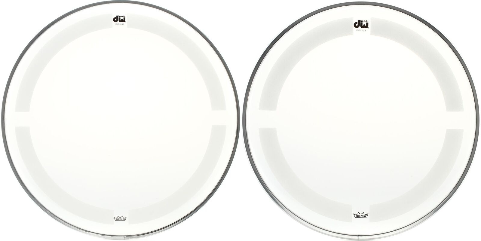 DW Coated/Clear Drumhead - 10 inch + DW DRDHCC12 - Value Bundle