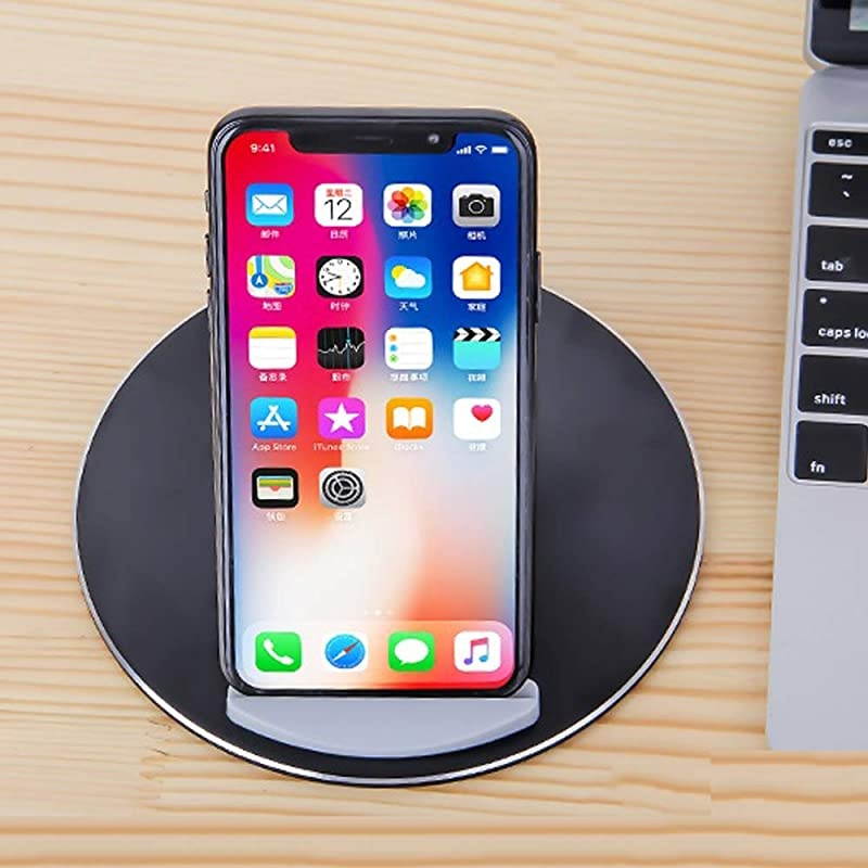 Tablet Stand Adjustable Aluminum Desktop Tablet Phone Holder Compatible with Tablet iPad MiniiPhone X87 Plus76s6 Samsung Galaxy Tablet 4105quot Black