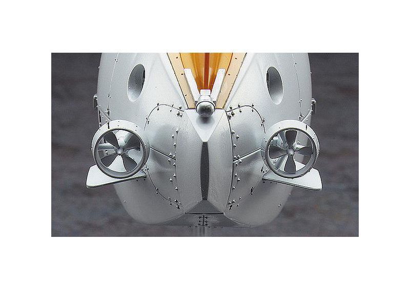 Hasegawa Research Submersible Shinkai 6500 Upgraded Thruster Ver. 1/72 Scale Model Kit