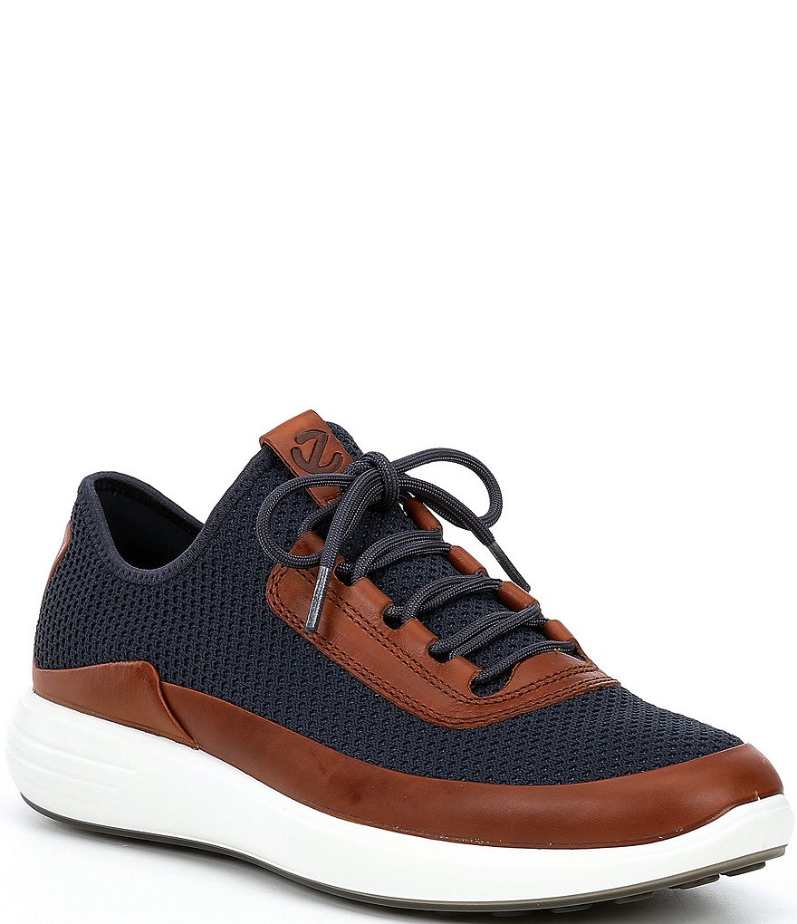 ECCO Men's Soft 7 Lace-Up Runner Summer Sneakers