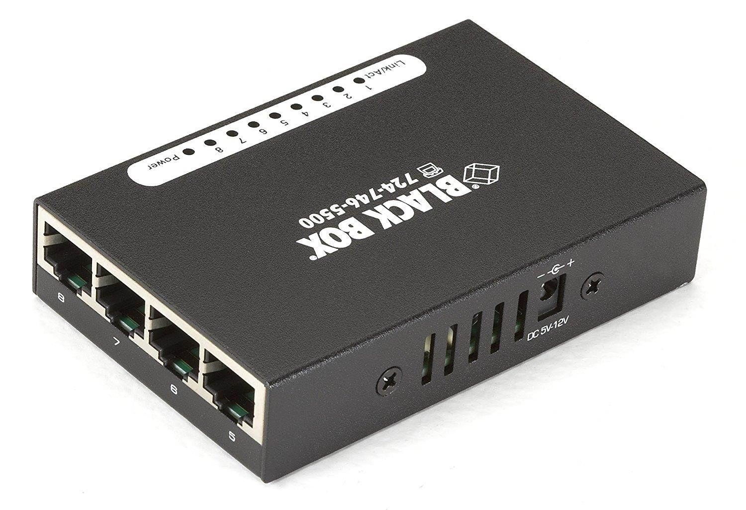 Black Box LBS008A USB-Powered 10/100 8-Port Switch